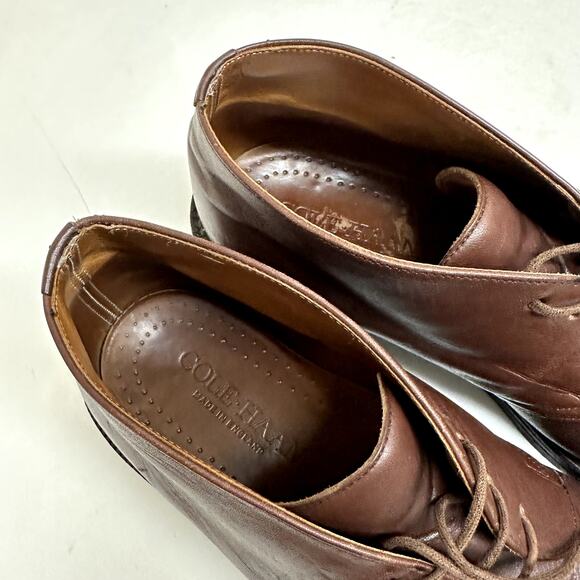 Loake Shoemakers x Cole Haan Brown Calf Chukka Boots Bench Made in England 8.5 - Picture 8 of 13